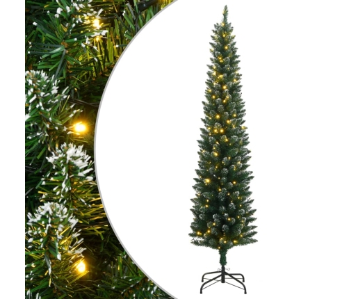 Árbol de Navidad artificial estrecho 150 LEDs 150 cm