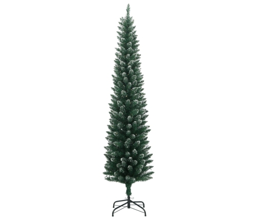 Árbol de Navidad artificial estrecho 150 LEDs 150 cm