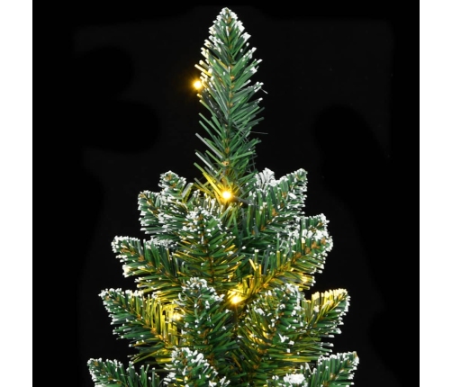 Árbol de Navidad artificial estrecho 150 LEDs 150 cm