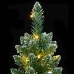 Árbol de Navidad artificial estrecho 150 LEDs 150 cm