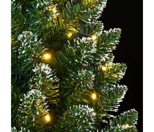 Árbol de Navidad artificial estrecho 150 LEDs 150 cm