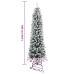 Árbol de Navidad artificial con 300 LED y nieve flocada 180 cm