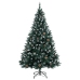 Árbol de Navidad artificial con bisagras 300 LEDs 180 cm