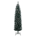 Árbol de Navidad artificial estrecho 150 LEDs 120 cm