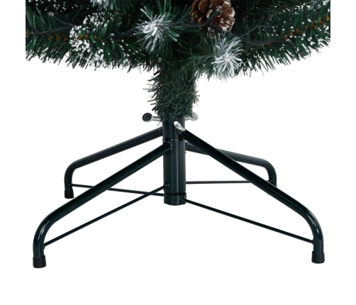 Árbol de Navidad artificial estrecho 150 LEDs 120 cm