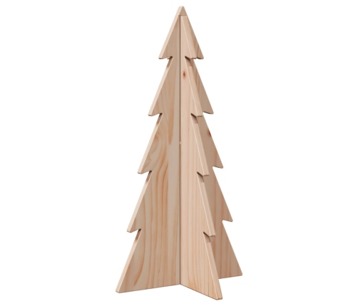 Árbol de Navidad de madera de adorno madera maciza pino 59,5 cm