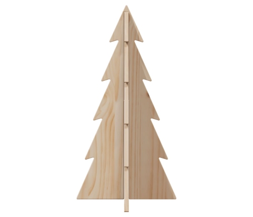 Árbol de Navidad de madera de adorno madera maciza pino 59,5 cm