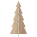 Árbol de Navidad de madera de adorno madera maciza pino 59,5 cm