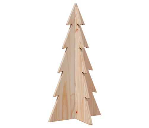 Árbol de Navidad de madera de adorno madera maciza pino 59,5 cm