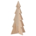 Árbol de Navidad de madera de adorno madera maciza pino 59,5 cm