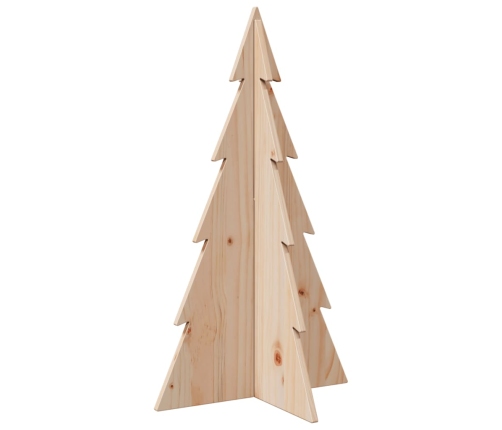 Árbol de Navidad de madera de adorno madera maciza pino 80 cm