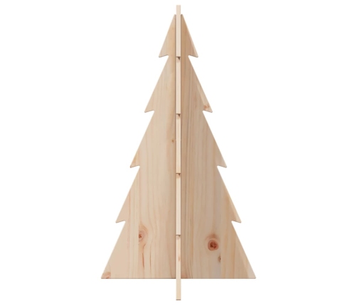 Árbol de Navidad de madera de adorno madera maciza pino 80 cm