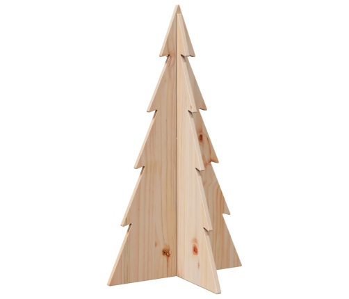 Árbol de Navidad de madera de adorno madera maciza pino 80 cm