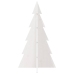 Árbol Navidad de adorno madera maciza pino blanco 80 cm