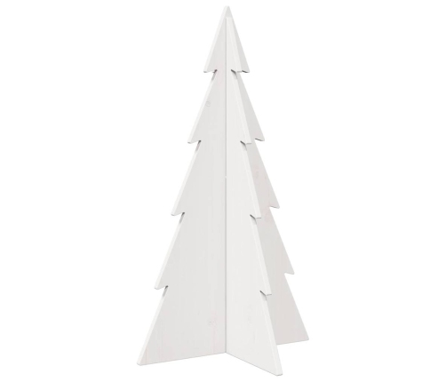 Árbol Navidad de adorno madera maciza pino blanco 80 cm