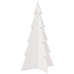 Árbol Navidad de adorno madera maciza pino blanco 80 cm