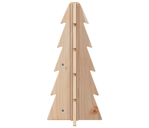 Árbol de Navidad de madera de adorno madera maciza pino 49 cm