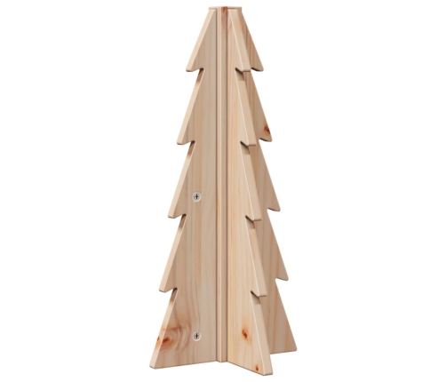 Árbol de Navidad de madera de adorno madera maciza pino 49 cm