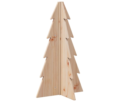 Árbol de Navidad de madera de adorno madera maciza pino 69,5 cm