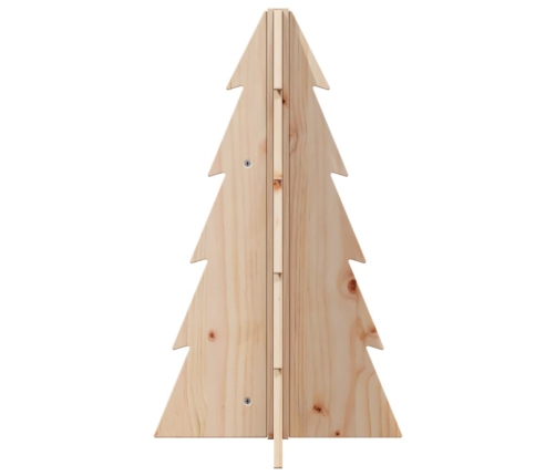 Árbol de Navidad de madera de adorno madera maciza pino 69,5 cm