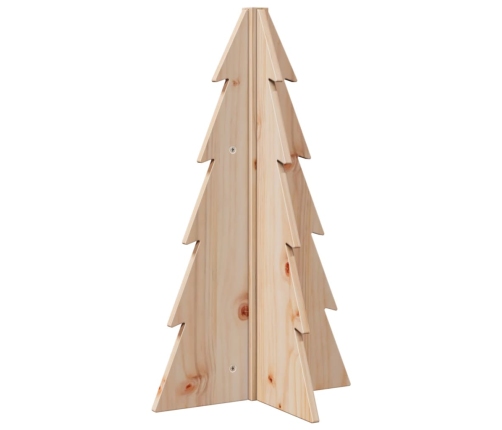 Árbol de Navidad de madera de adorno madera maciza pino 69,5 cm