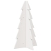 Árbol de Navidad de adorno madera maciza pino blanco 69,5 cm