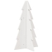 Árbol de Navidad de adorno madera maciza pino blanco 69,5 cm