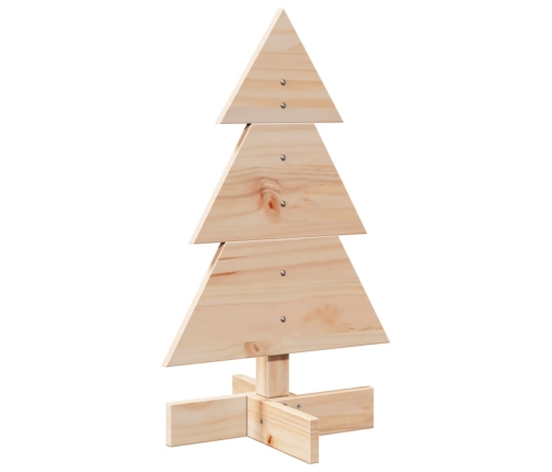 Árbol de Navidad de madera de adorno madera maciza pino 60 cm