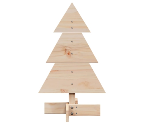 Árbol de Navidad de madera de adorno madera maciza pino 60 cm