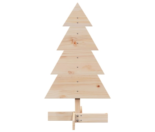 Árbol de Navidad de madera de adorno madera maciza pino 80 cm