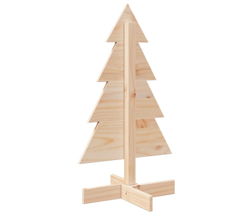 Árbol de Navidad de madera de adorno madera maciza pino 80 cm