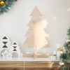 Árbol de Navidad de madera de adorno madera maciza pino 80 cm