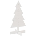 Árbol Navidad de adorno madera maciza pino blanco 80 cm