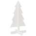 Árbol Navidad de adorno madera maciza pino blanco 80 cm