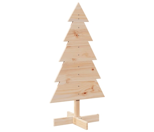 Árbol de Navidad de madera de adorno madera maciza pino 100 cm