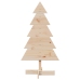 Árbol de Navidad de madera de adorno madera maciza pino 100 cm