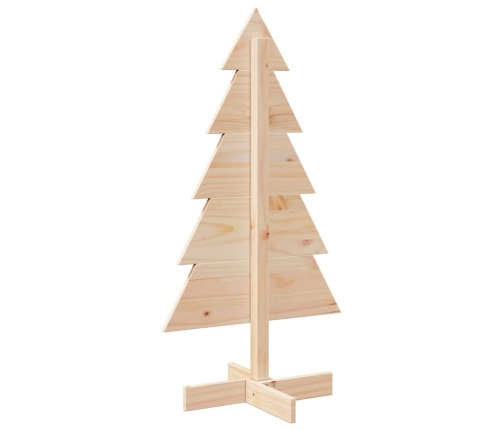 Árbol de Navidad de madera de adorno madera maciza pino 100 cm