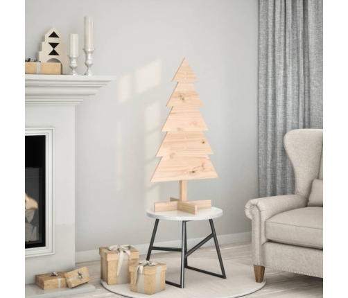 Árbol de Navidad de madera de adorno madera maciza pino 100 cm