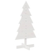 Árbol de Navidad de adorno madera maciza pino blanco 100 cm