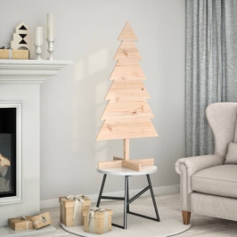 Árbol de Navidad de madera de adorno madera maciza pino 120 cm