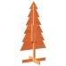 Árbol Navidad de adorno madera maciza pino marrón cera 120 cm