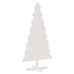 Árbol de Navidad de adorno madera maciza pino blanco 150 cm