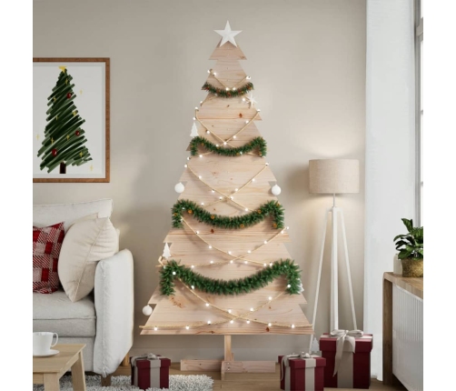 Árbol de Navidad de madera de adorno madera maciza pino 180 cm