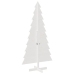 Árbol de Navidad de adorno madera maciza pino blanco 180 cm