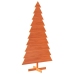 Árbol Navidad de adorno madera maciza pino marrón cera 180 cm