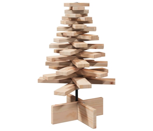 Árbol de Navidad de madera de adorno madera maciza pino 60 cm