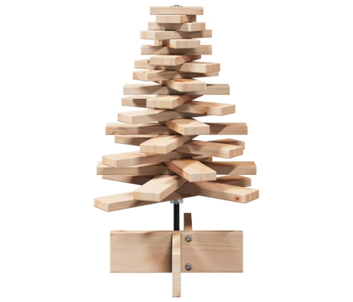 Árbol de Navidad de madera de adorno madera maciza pino 60 cm