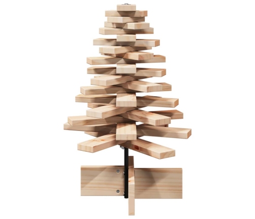 Árbol de Navidad de madera de adorno madera maciza pino 60 cm