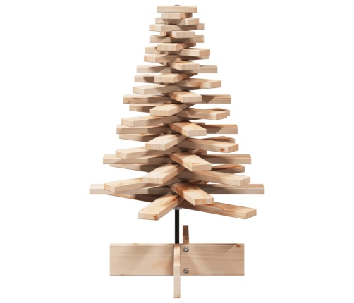 Árbol de Navidad de madera de adorno madera maciza pino 80 cm