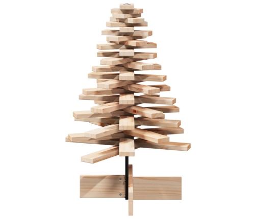 Árbol de Navidad de madera de adorno madera maciza pino 80 cm